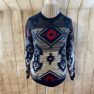 Commerce Shetland Style Crew Neck Sweater Men’s Size Small